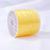 Corda Elástica Colorida Redonda Plana com Furo Grande para DIY Wenwan Miçangas Corda Elástica Pulseira Colar Acessórios de Joias Artesanais Materiais