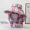 Sombrero Chal de ala ancha para mujer de verano, Modelo popular para trabajar en los campos, Sombrero de protección solar, Sombrero de sol para playa al aire libre, Sombrero para recolectar té