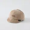 Gorra de bebé súper linda, moderna de otoño e invierno, pana NICE, versátil, gorra de béisbol de ala suave