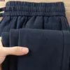 Pantalones de verano de algodón y lino color gris humo transpirables holgados finos de algodón y lino para hombre y mujer rectos casuales pantalones de tubo de alta gama pantalones