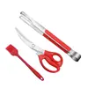 Conjunto de Tesouras Pinça para Churrasco de Aço Inoxidável Tesouras de Cozinha Coreana Tesouras de Cozinha Tesouras Domésticas para Bife Conjunto para Churrasco