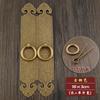 Tirador antiguo chino de cobre puro, tirador recto para puerta de gabinete, tirador de cobre Luca-making Treasure, herrajes para muebles, accesorios de cobre