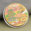 Monedas conmemorativas de ciudades, recuerdos turísticos, monedas coloridas en relieve con paisajes arquitectónicos de Beijing, Shanghái y Nanjing, monedas conmemorativas coleccionables