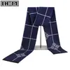 Bufanda Cálida de Invierno Versión Coreana 2026 para Hombres, Nueva Bufanda Jacquard a Cuadros de Imitación Cachemir para Hombres, Venta al por Mayor de Fábrica en Stock