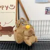 2026 Nuevo Modelo Bolso de Hombro Capibara Mochila de Caricatura de Capibara Bolso de Peluche Lindo Versátil para Salir