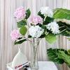 Nuevo Producto Transfronterizo Hortensia Copo de Nieve Flor de Seda Simulada Decoración Apoyos Fotográficos Estudio Fotográfico Boda Flor Artificial Fábrica Venta al por Mayor