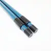 Acessórios para Mop Telescópico de Ferro com Revestimento em Spray 22mm Haste de Extensão Multicor Manga Intermediária Acessórios Diretos Haste de Mop