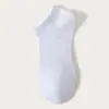 Calcetines Blancos para Hombre, de Longitud Media hasta la Pantorrilla, Algodón Puro, Primavera y Verano, 100% Algodón, Calcetines Deportivos Negros para Hombre, Calcetines Cortos, Grises, Resistentes al Olor
