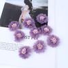 Flor de gasa de 4 cm estilo coreano para primavera y verano, para coser flores de gasa, para bricolaje, tocados, accesorios para el cabello, ropa, zapatos, bolsos, accesorios, ramillete