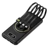 Venta Directa de Fábrica Power Bank Inalámbrico Portátil Ultra Delgado con Cable Integrado 20000Mah Gran Capacidad Suministro de Energía Móvil Venta al por Mayor