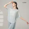 Agora Dance Roupa de Banho Solta Manga Longa Camiseta Roupas de Treino Costas Bonitas Roupas Modeladoras de Corpo Feminino Dança Chinesa Moderna Top Adulto