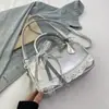 Bolsa simples estilo coreano bolsa bowling 2026 primavera nova nicho moda tendência bolsa de ombro transversal para mulheres
