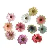 B 5.8cm Pintura al Óleo Cabeza de Flor Artificial Hecha a Mano DIY Accesorio para el Cabello Margarita Artificial Decoración para el Hogar Boda Fotografía