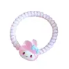 Sanrio Cuerda para el Pelo de Bola de Gominola para Teléfono Pulsera para el Pelo Anillo para Cola de Caballo Banda Elástica de Alta Elasticidad Accesorios para el Cabello para Mujeres