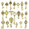 Pingente Pingente DIY Acessórios para Pulseira Colar Série Chave Coruja Amor Liga de Ouro Antigo Misto 20