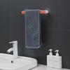 Suporte de Toalha para Banheiro, Suporte de Chinelo para Banheiro, Suporte de Pano para Cozinha, Barra de Armazenamento de Plástico, Barra de Toalha com Ventosa