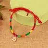 Festival del Bote del Dragón pulsera de cuerda colorida tejida a mano ajustable variedad de dibujos animados universal para niños y adultos cuerda de mano roja