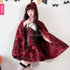 Disfraz de Halloween para Adulto Disfraz de Bruja Disfraz de Bruja Estilo Gótico Capa de Caperucita Roja Capa Disfraz de Vampiro Pirata