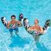 Nuevo flotador inflable curvo, flotador semicircular, flotador de hoja de tortuga, flotador de fideo curvo en stock, flotador de natación
