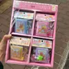 Kappibala Mini Cadeado de Bolso Livro Sanrio Kulomi Caderno de Anotações Manual Livro de Conjunto de Cola PU Descompressão