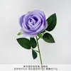 Rosa Artificial Haste Única Flor Rosa de Veludo Dia dos Namorados Arranjo de Flores para Casa Cascata de Flores Decoração de Casamento Flor Falsa Flor Artificial