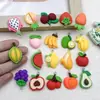 Resina Imitación Aguacate Sandía Limón Fruta Plátano Accesorios Pulsera DIY Collar Llavero Colgante Joyería