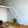 Escadas de parede de aço Escadas de parede interior domésticas Encosta de cabeça para cima Villa Garagem Escada especial Parede dobrável