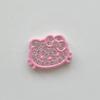 Novos acessórios de cabeça de gato KT totalmente cravejados de diamantes DIY material para chapéu feito à mão capa de celular decoração para sapatos com furos decoração de atacado