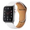 Adecuado para Correa de Cuero Genuino para Apple Watch iWatch S11 Estilo de Negocios Hebilla Inversa Correa de Reloj de Piel de Vaca de Primera Capa con un Solo Pasador