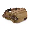Bolsa de Lona Multifuncional de Gran Capacidad para Hombres, Deportes al Aire Libre, Viajes, Montañismo, Teléfono Móvil, Resistente al Agua, Resistente al Desgaste, Bolsa de Caja Registradora para Negocios