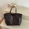 Bolsa tote Shuai Mijia de color liso estilo coreano, nicho, para mujer, nuevo modelo 2026, bolso de mano y bolso de hombro de gran capacidad, moderno, para ir al trabajo