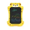 Item de Venda Quente Transfronteiriço Tábua de Escrita LCD 9 polegadas Estilo Desenho Animado Aprendizado Educacional Inicial Panda Sapo Quadro de Desenho e Escrita Infantil
