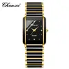 Chenxi Chenxi Square Reloj de Pareja para Mujer y Hombre Venta al por Mayor Cerámica Moda Transfronteriza Reloj de Cuarzo Cx-104A