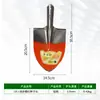 Pala de descarga pala pequeña pala para plantar flores pala para plantar flores coche de jardinería pesca pala pequeña pala de punta cuadrada con mango de madera para exteriores pala para carbón