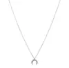 AliExpress Nova Venda Quente Colar de Aço Inoxidável Banhado a Ouro Colar com Pingente de Lua Corrente de Lã Feminina