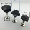 Tornillo de Cabeza Hexagonal Torx con Adhesivo, Tornillo de Ajuste con Mango de Cinco Estrellas, Mango de Estrella de Plástico con Tornillo de Placa de Presión