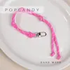 Design Original Artesanal Trançado Cordão de Mão Alça de Pulso Anti-Queda Pendurar na Bolsa Tendência Portátil Corda Trançada Novo Paracord
