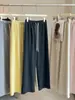 Estilo Otoño e Invierno Terciopelo Grueso Pegajoso Arroz Ancho Pantalones de Pierna Ancha Mujer Estilo Coreano Cintura Alta Holgados Versátiles Caída Cordón Rectos Casuales