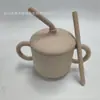 Com alça binaural tipo pétala aberta copo de silicone para lanches caixa de lanches para bebê copo criativo para beber pronta entrega