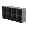 Estantería, gabinete de rejilla, gabinete de almacenamiento de madera maciza para uso doméstico en la sala de estar, combinación de gabinetes de almacenamiento, gabinete integrado, gabinete lateral para sofá, mueble de TV
