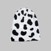 Moda europea y americana Invierno Sombrero de punto jacquard para mujer al aire libre sin ala cálido estampado de leopardo sombrero para el frío protección para las orejas engrosada sombrero de lana hombre