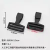 Suministros del Fabricante Clips de Plástico para Insignias de Trabajo de 10~25 mm, Clips Ajustables para Lanyard y Ganchos de Nylon para Tarjetas de Identificación