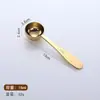 Juego de cucharas medidoras de acero inoxidable 304, 6 piezas, con varios tamaños y marcas, para hornear, medir ingredientes y dispensar leche en polvo o café