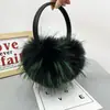 Nuevos Orejeras de Piel Sintética de Mapache, Orejeras de Moda, Cubre Orejas Cálidos para Ciclismo, Protectores de Orejas a Prueba de Viento, Artefacto de Protección para Orejas Engrosado Resistente a la Helada
