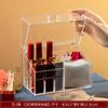 Caja de Bastoncillos de Algodón para Lápiz Labial a Prueba de Polvo con Tapa Esponja de Algodón Cosmético de Gran Capacidad Caja de Almacenamiento Cosmético Multirejilla Algodón para Desmaquillar Brillo Labial