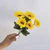 El ramo de flores de girasol artificial adornos de girasol boda hotel fiesta fotografía de un solo golpe