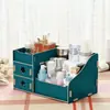 Tamanho pequeno multicolor caixa de armazenamento cosmético coreano caixa de maquiagem desktop DIY caixa de armazenamento de madeira fabricantes por atacado