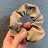 Corea del Sur Dongdaemun Nuevo Cuero PU Anillo Intestinal Grande Anillo para el Cabello Elegante Celebridad de Internet Moda Chica Accesorios para el Cabello Ponyo