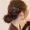 Presilha de Cabelo Estampa de Leopardo Retrô para Mulheres 2026 Novo Modelo Presilha para Franja Presilha de Cabelo Presilha Lateral Pequena Presilha Bico de Pato