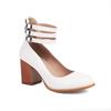 Comércio Exterior 40-48 Salto Grosso Salto Alto Retro Mary Jane Sapatos Femininos 2025 Primavera & Outono Novo Estilo Tira com Fivela Salto Alto